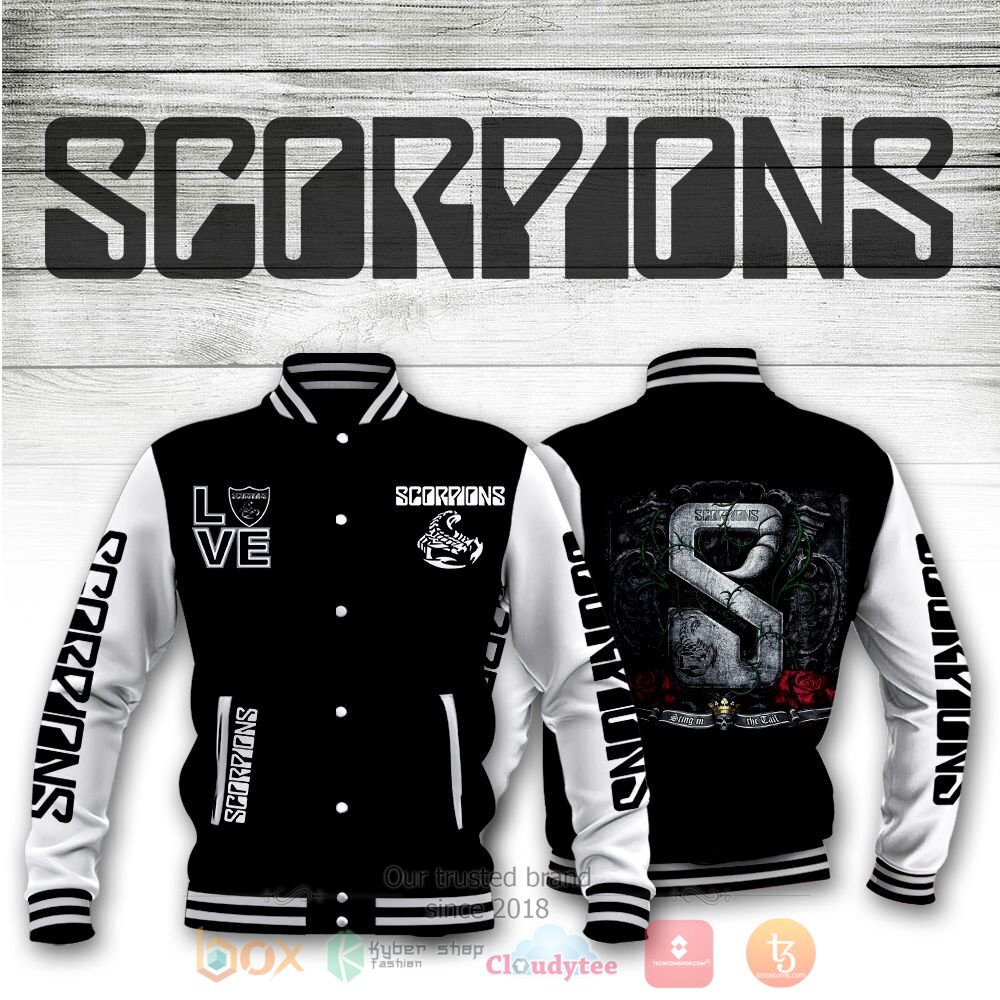 Love Scorpions Band Basketball Jacket