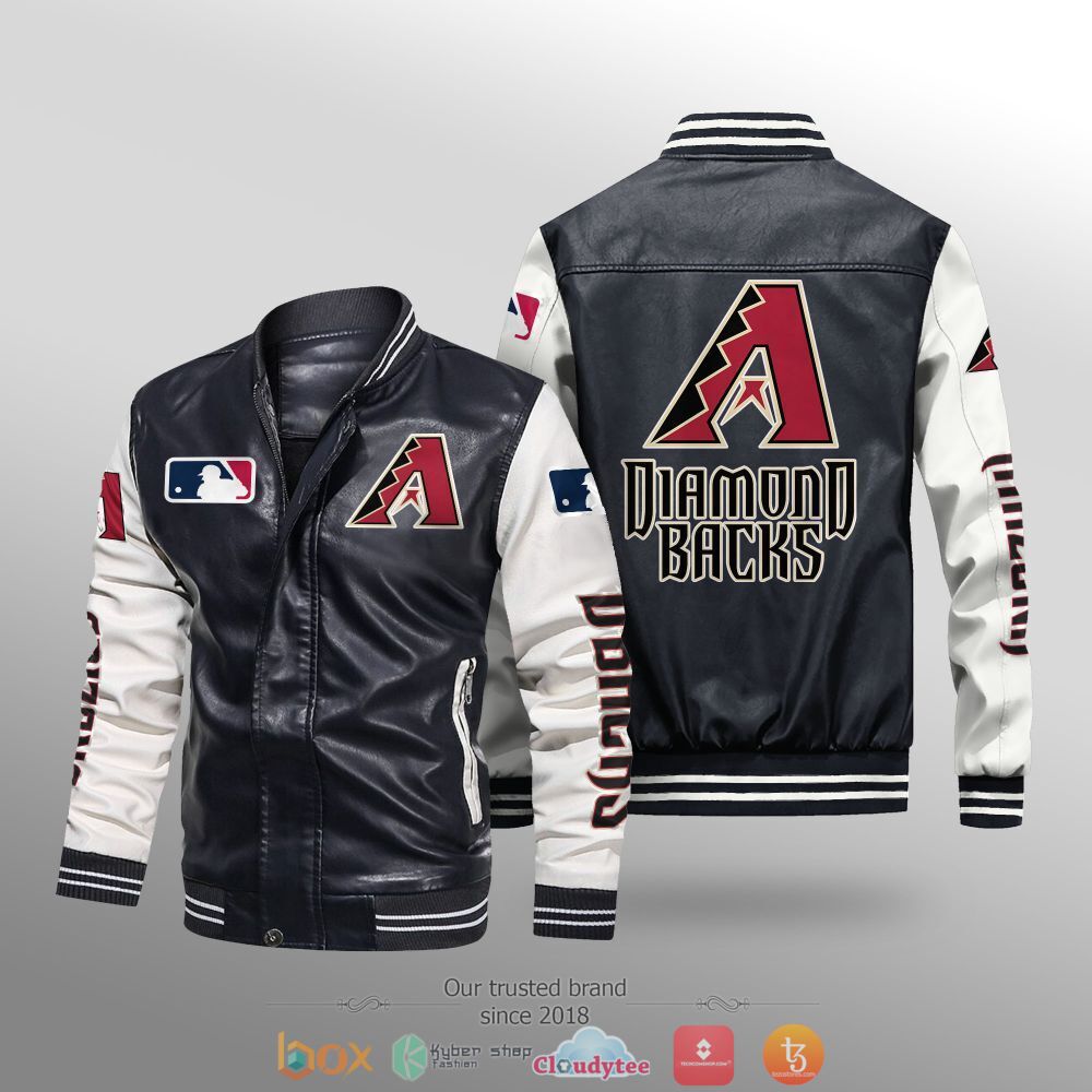 MLB Arizona Diamondbacks Leather bomber jacket