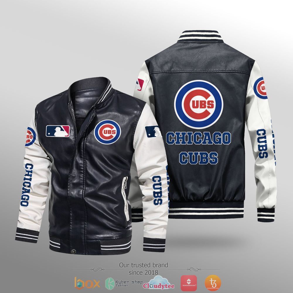 MLB Chicago Cubs Leather bomber jacket