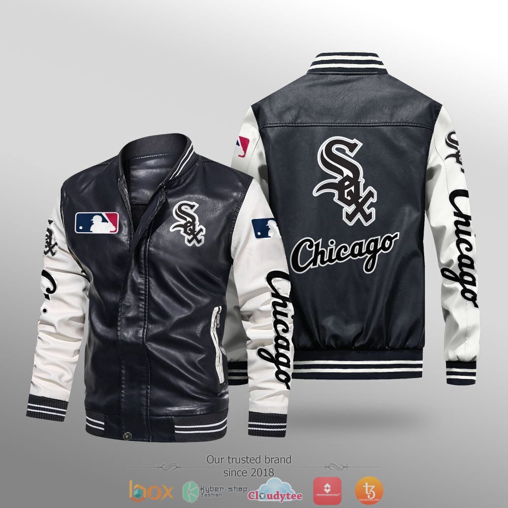 MLB Chicago White Sox Leather bomber jacket