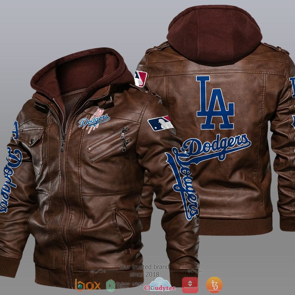 Los Angeles Dodgers MLB Leather jacket 2 MLB Los Angeles Dodgers Leather jacket 1