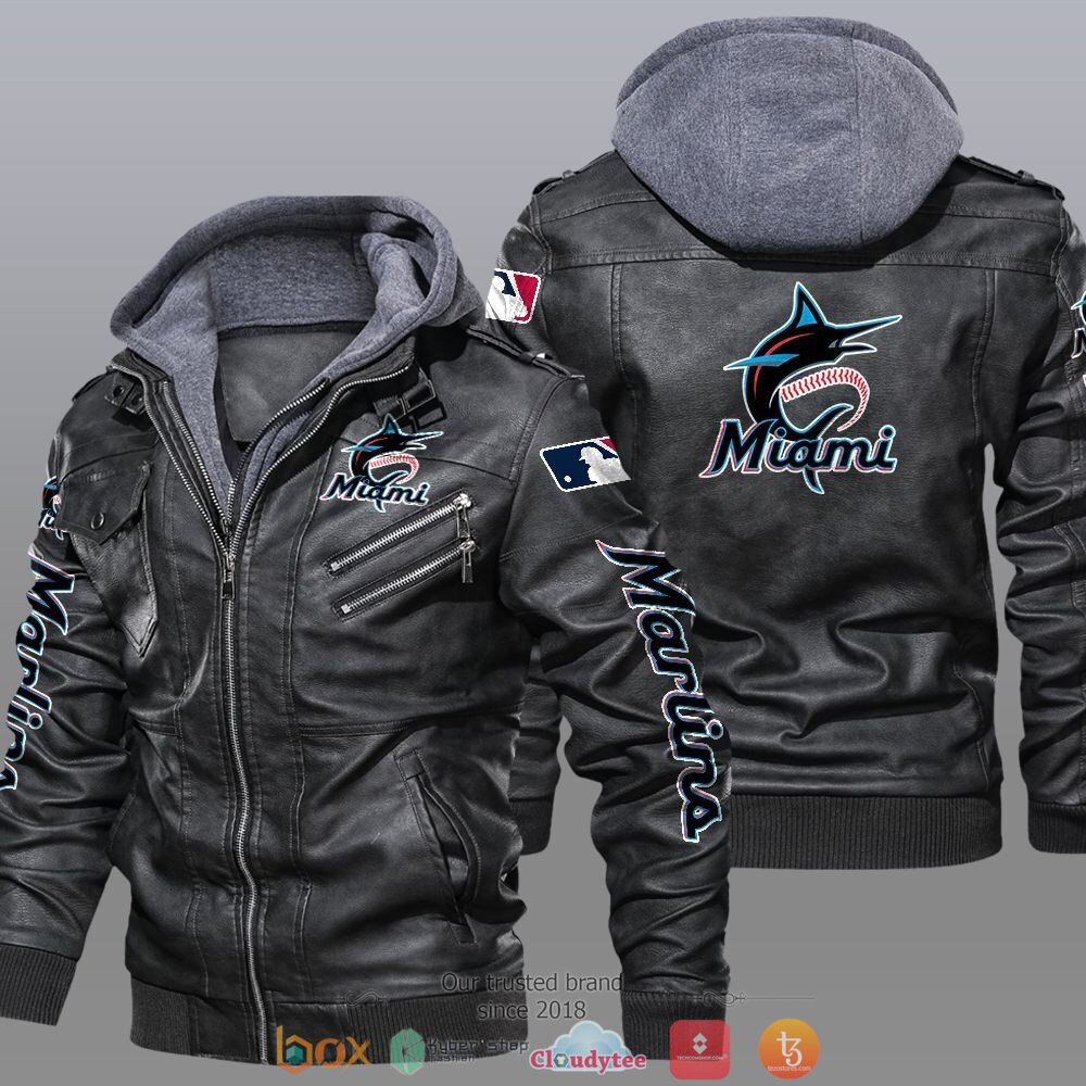 MLB Miami Marlins Leather jacket