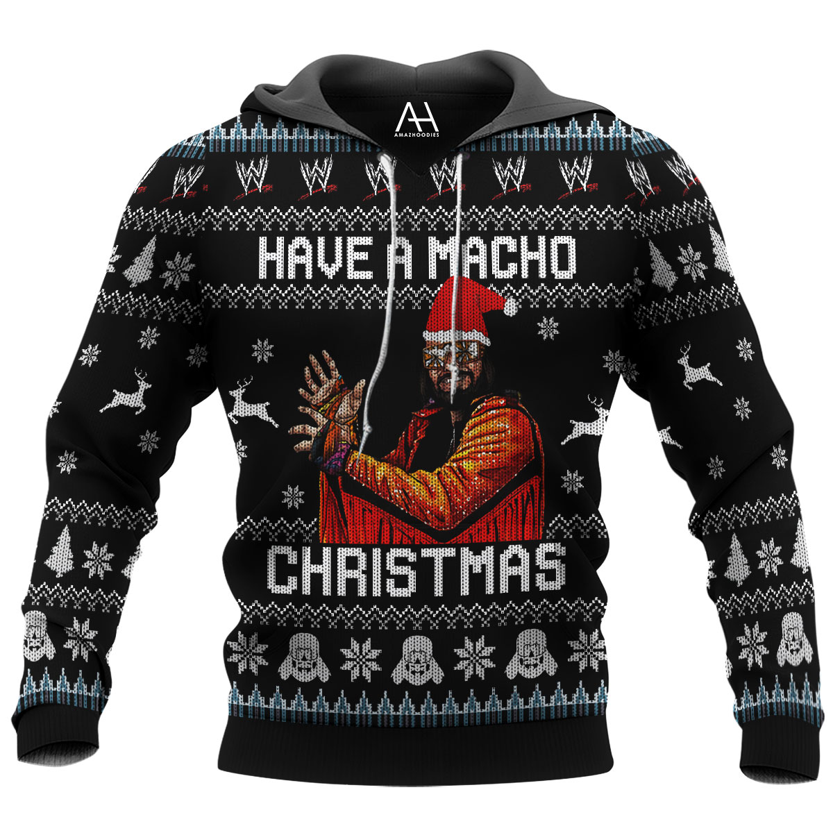 Macho Man Have A Macho 3D All Over Printed Ugly Sweater 1 2