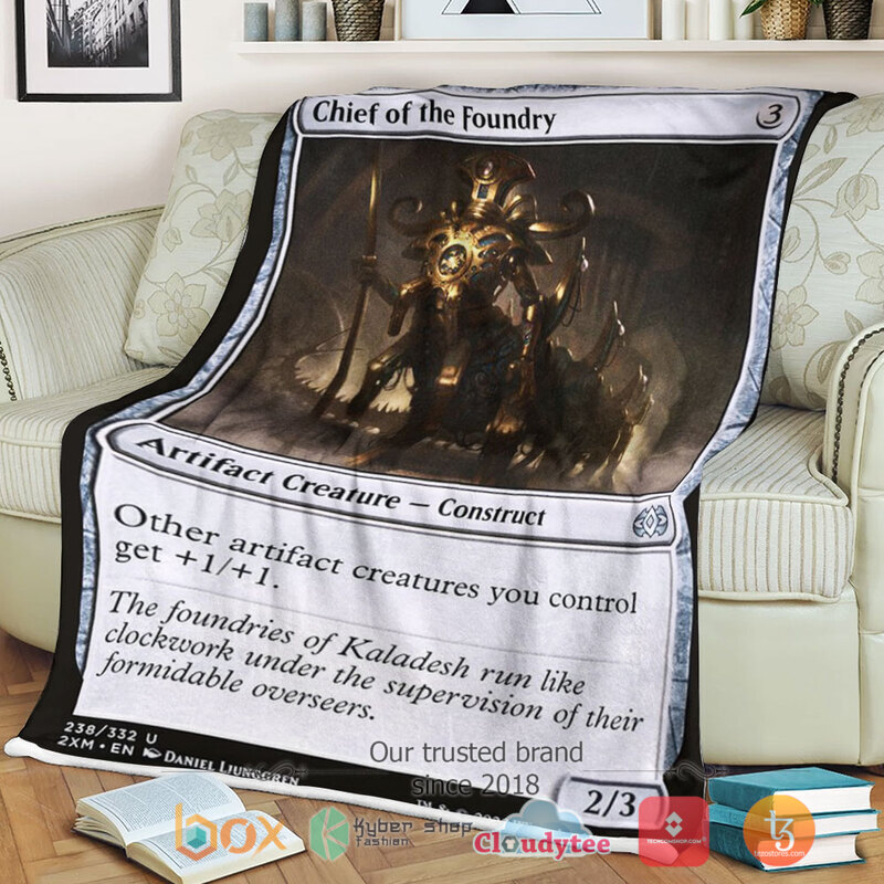 Magic The Gathering 2Xm 238 Chief Of The Foundry Blanket