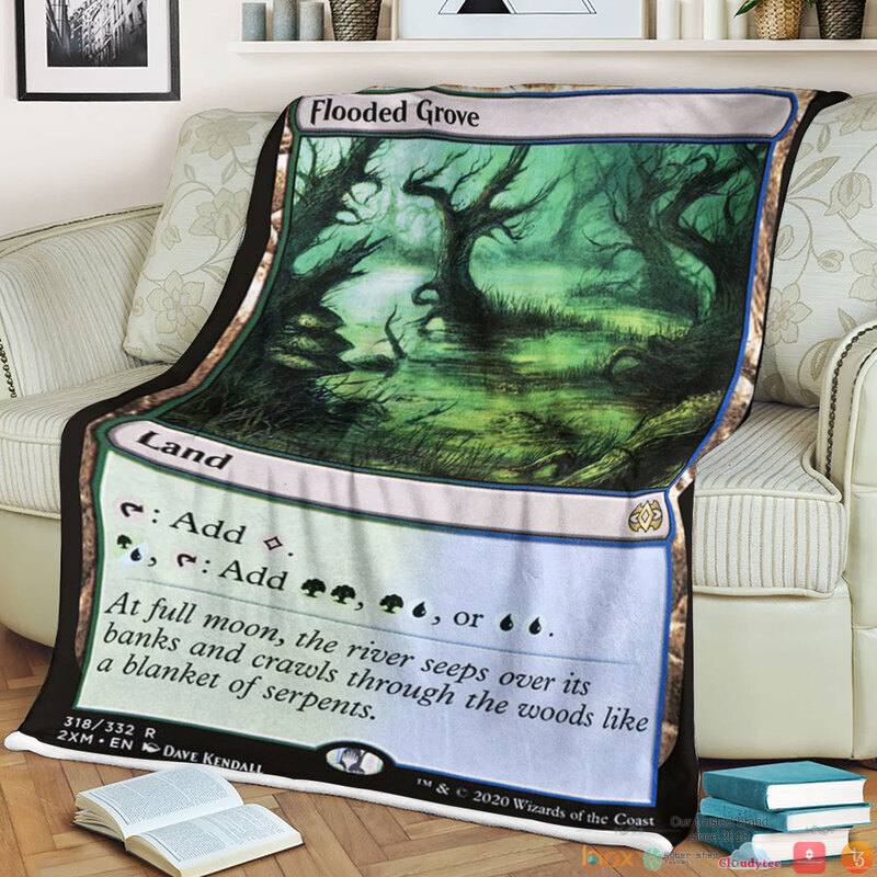 Magic The Gathering 2Xm 318 Flooded Grove Blanket