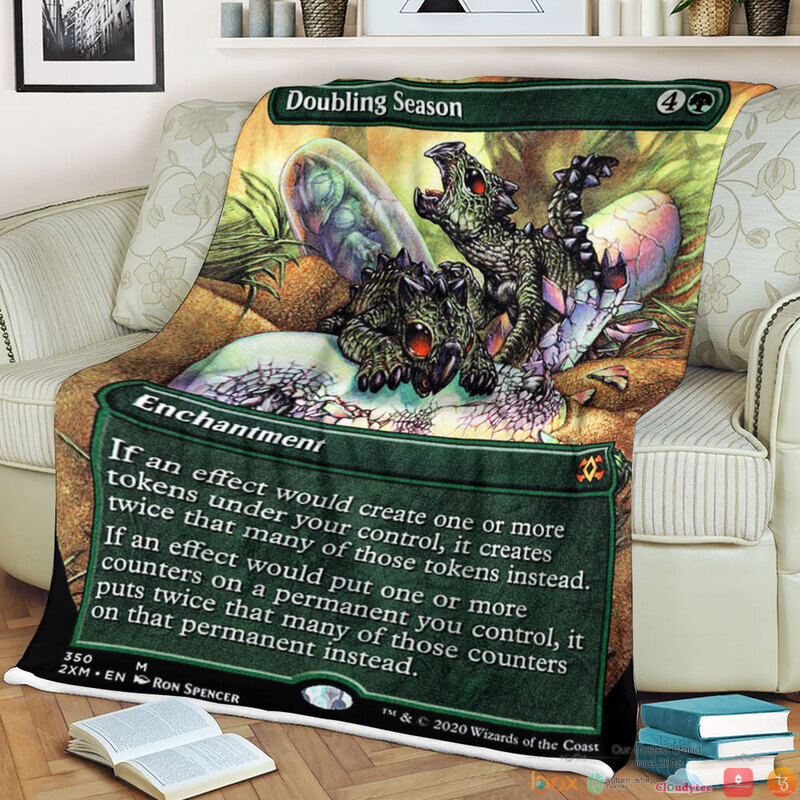 Magic The Gathering 2Xm 350 Doubling Season Blanket