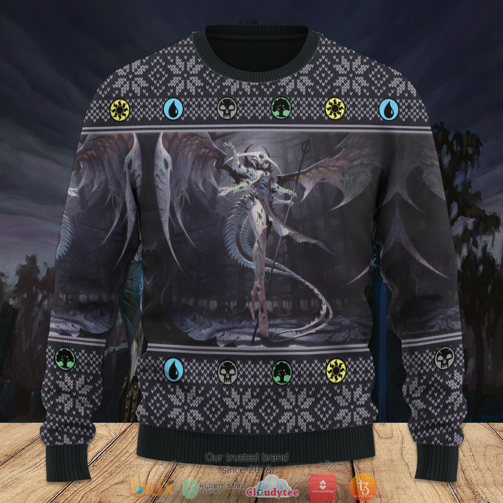Magic The Gathering Atraxa Praetors Voice Christmas Sweater