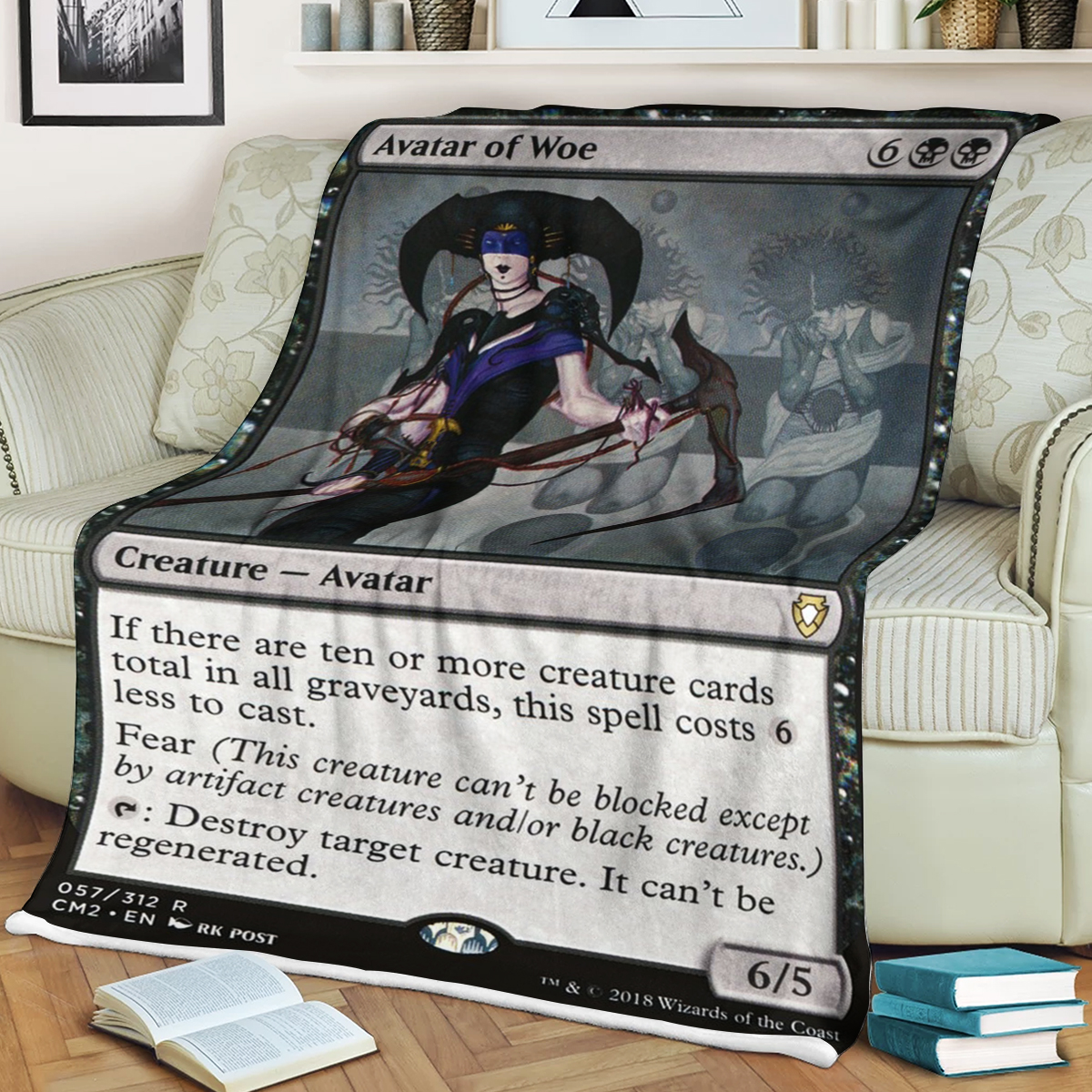Magic The Gathering Avatar of Woe Sherpa Blanket