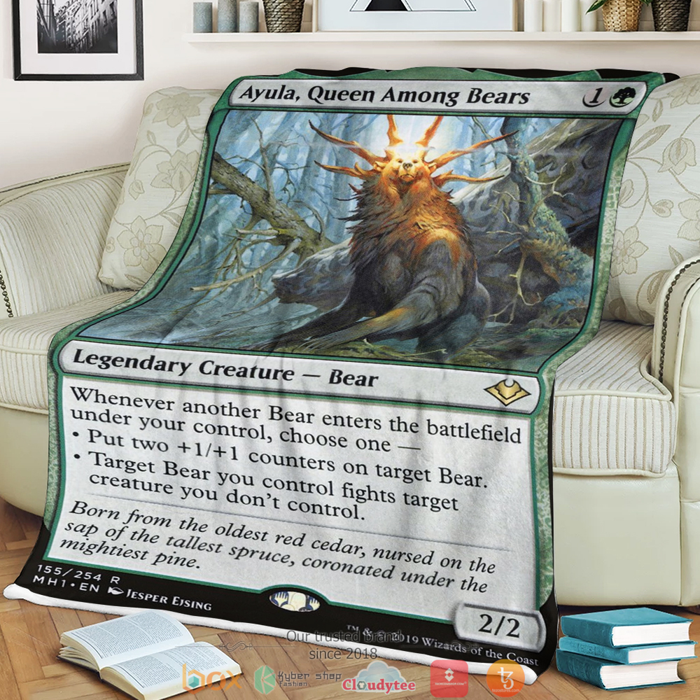 Magic The Gathering Ayula Queen Among Bears Blanket