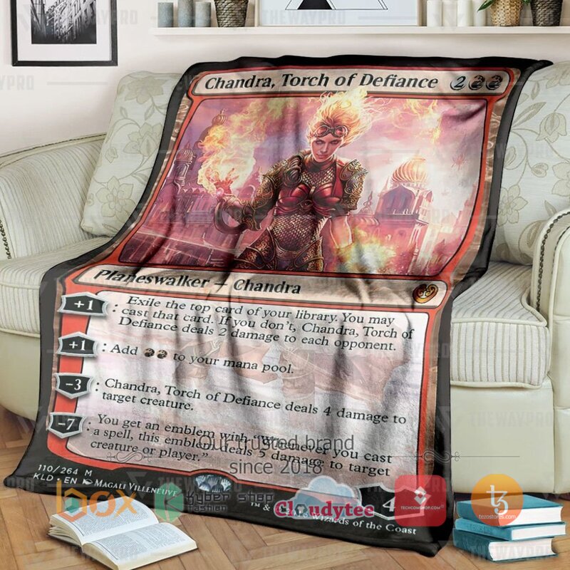 Magic The Gathering Chandra Torch of Defiance Blanket