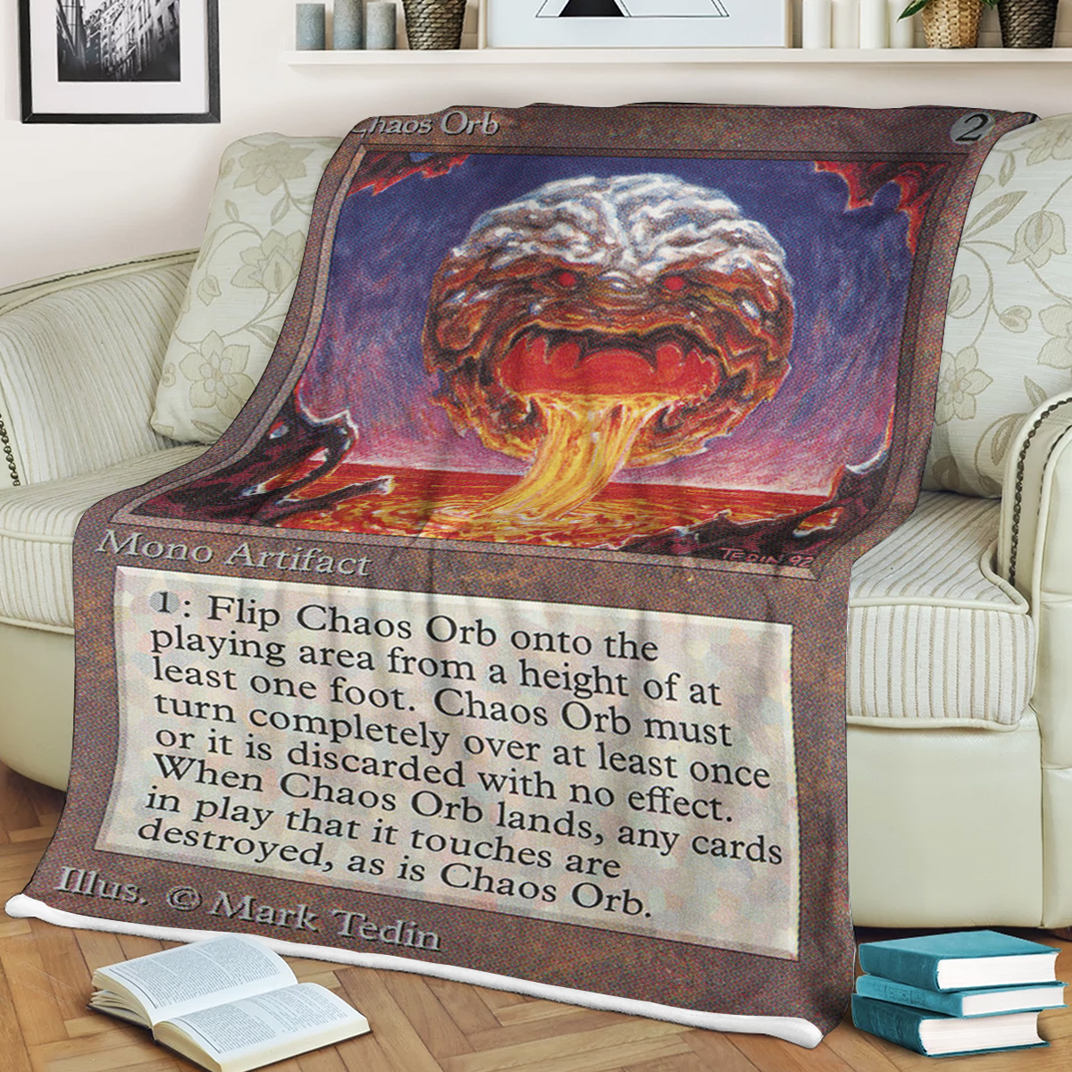 Magic The Gathering Chaos Orb Blanket