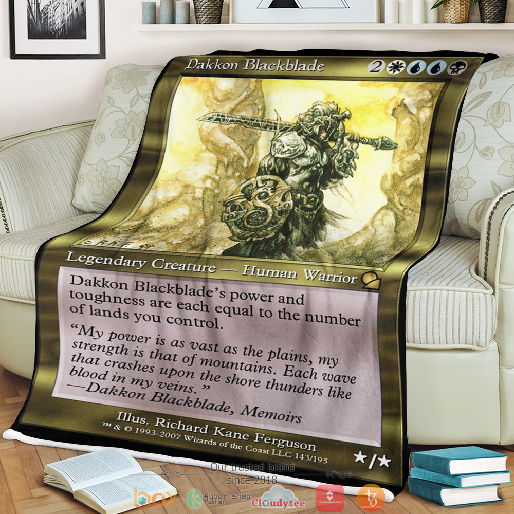 Magic The Gathering Dakkon Blackblade Blanket