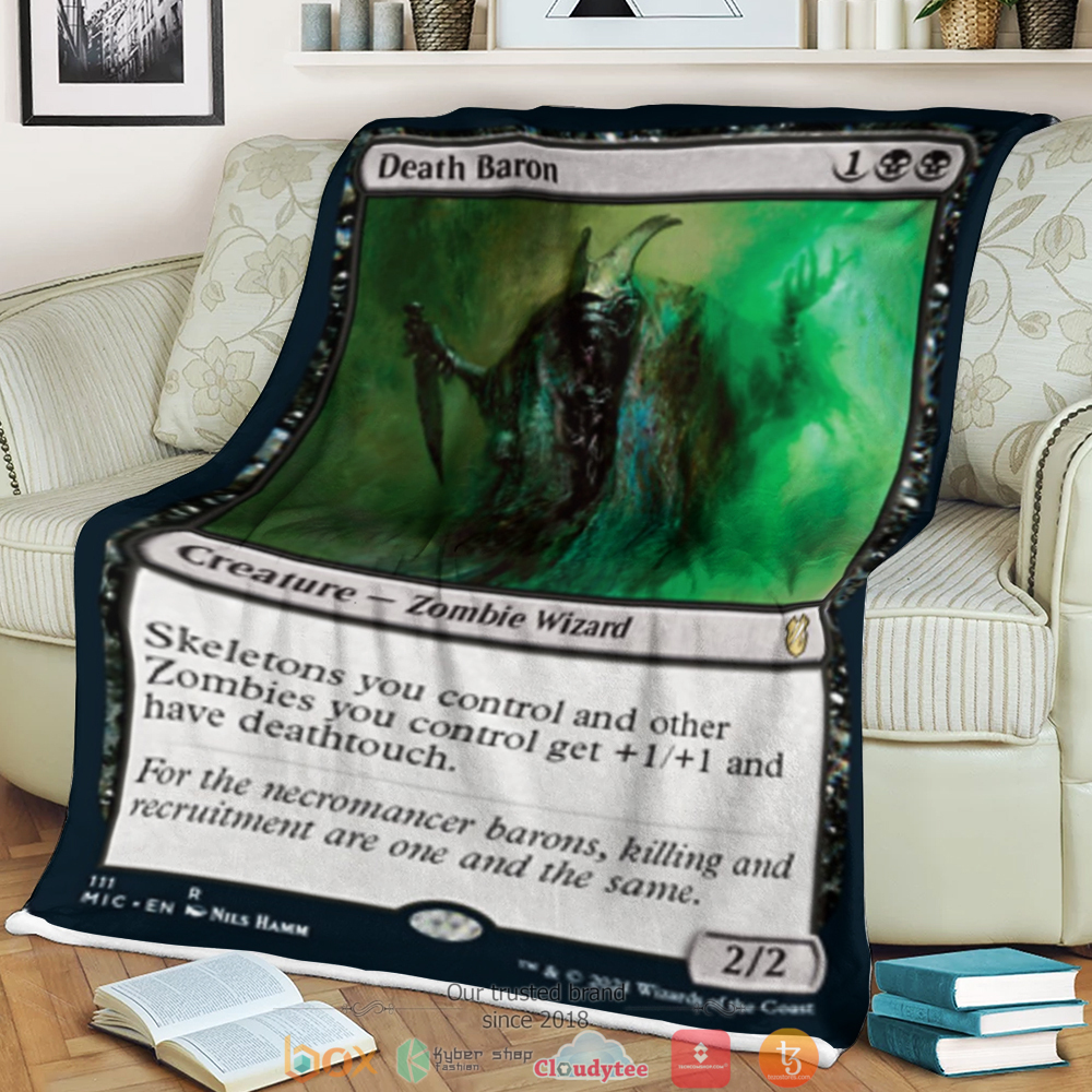 Magic The Gathering Death Baron Blanket
