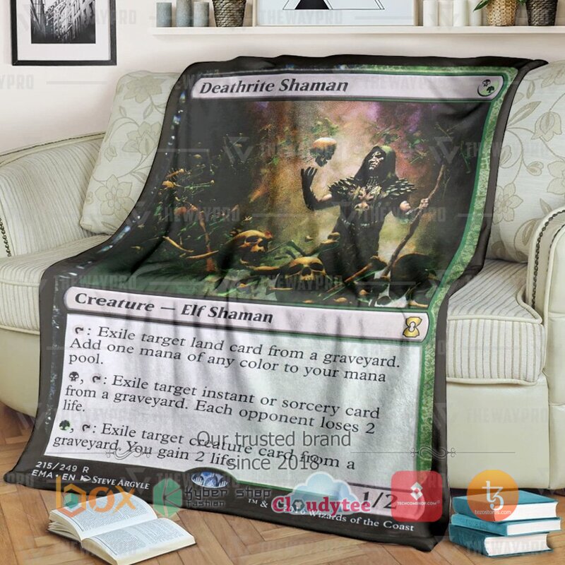 Magic The Gathering Deathrite Shaman Blanket