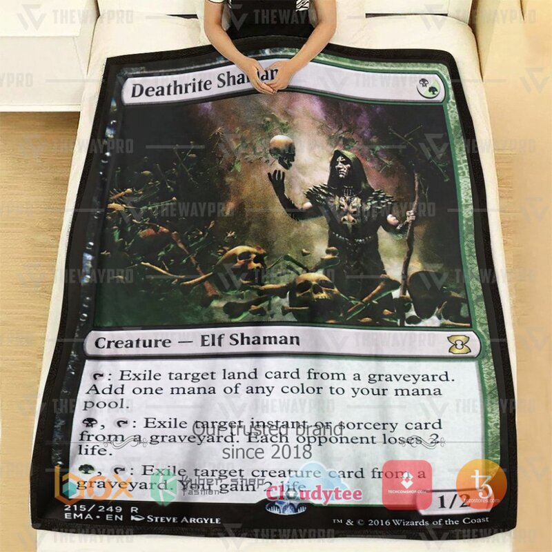 Magic The Gathering Deathrite Shaman Blanket 2 Magic The Gathering Deathrite Shaman Blanket 1