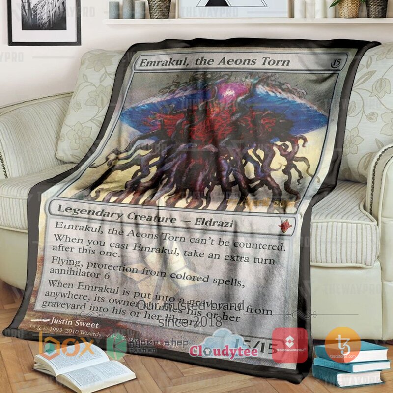 Magic The Gathering Emrakul The Aeons Torn Blanket