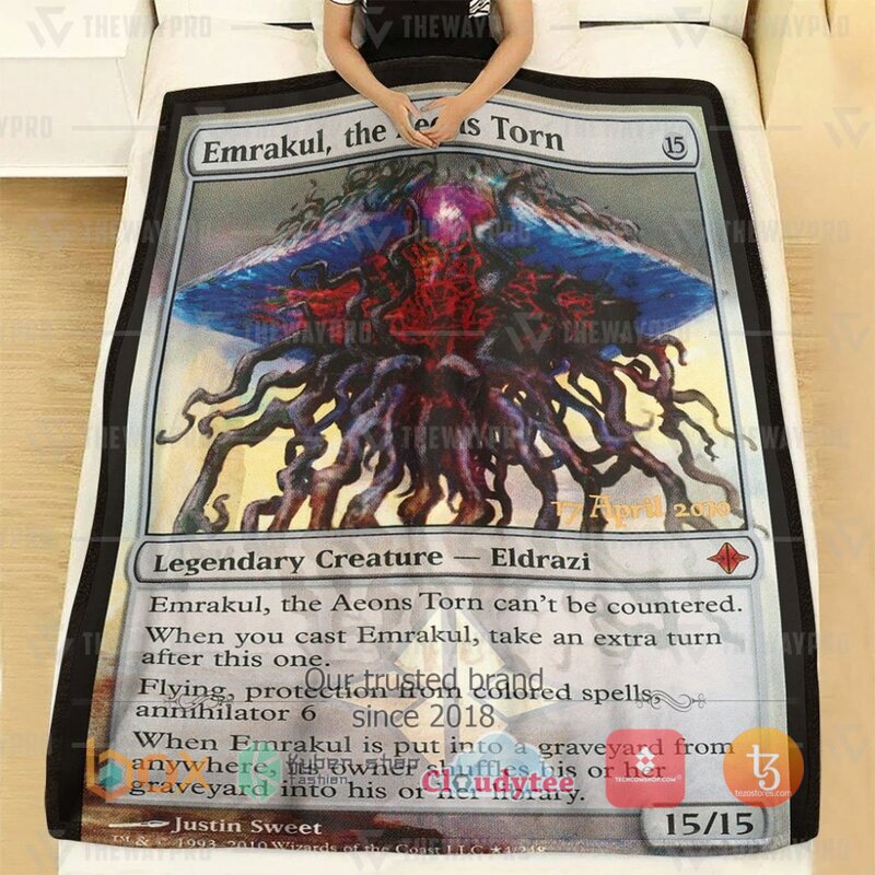 Magic The Gathering Emrakul The Aeons Torn Blanket 2 Magic The Gathering Emrakul The Aeons Torn Blanket 1