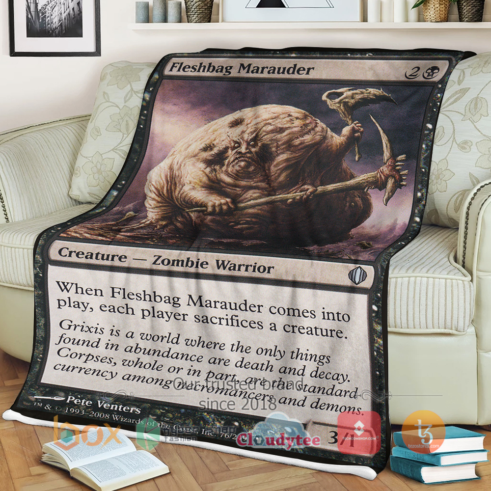 Magic The Gathering Fleshbag Marauder Blanket