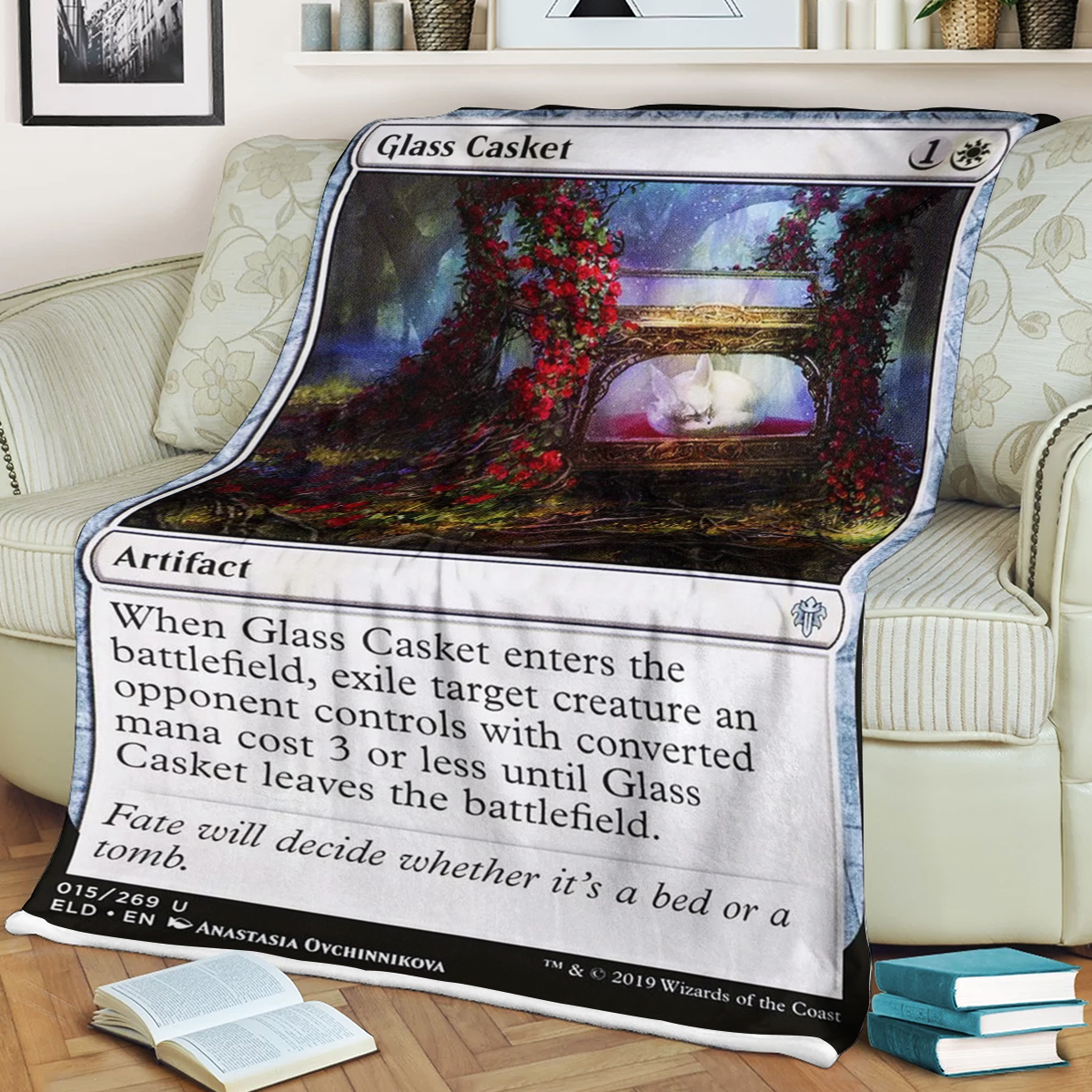 Magic The Gathering Glass Casket Blanket