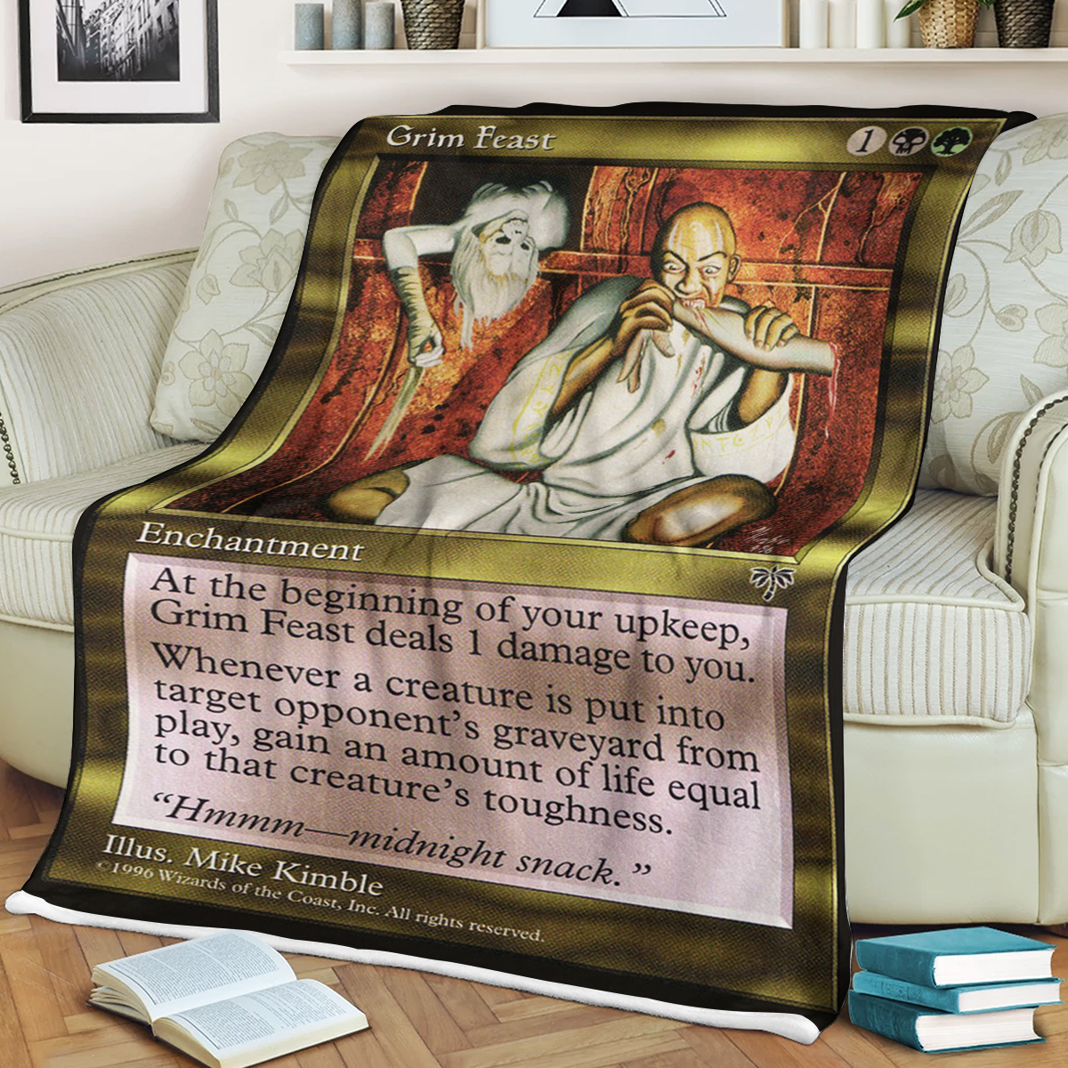 Magic The Gathering Grim Feast Blanket