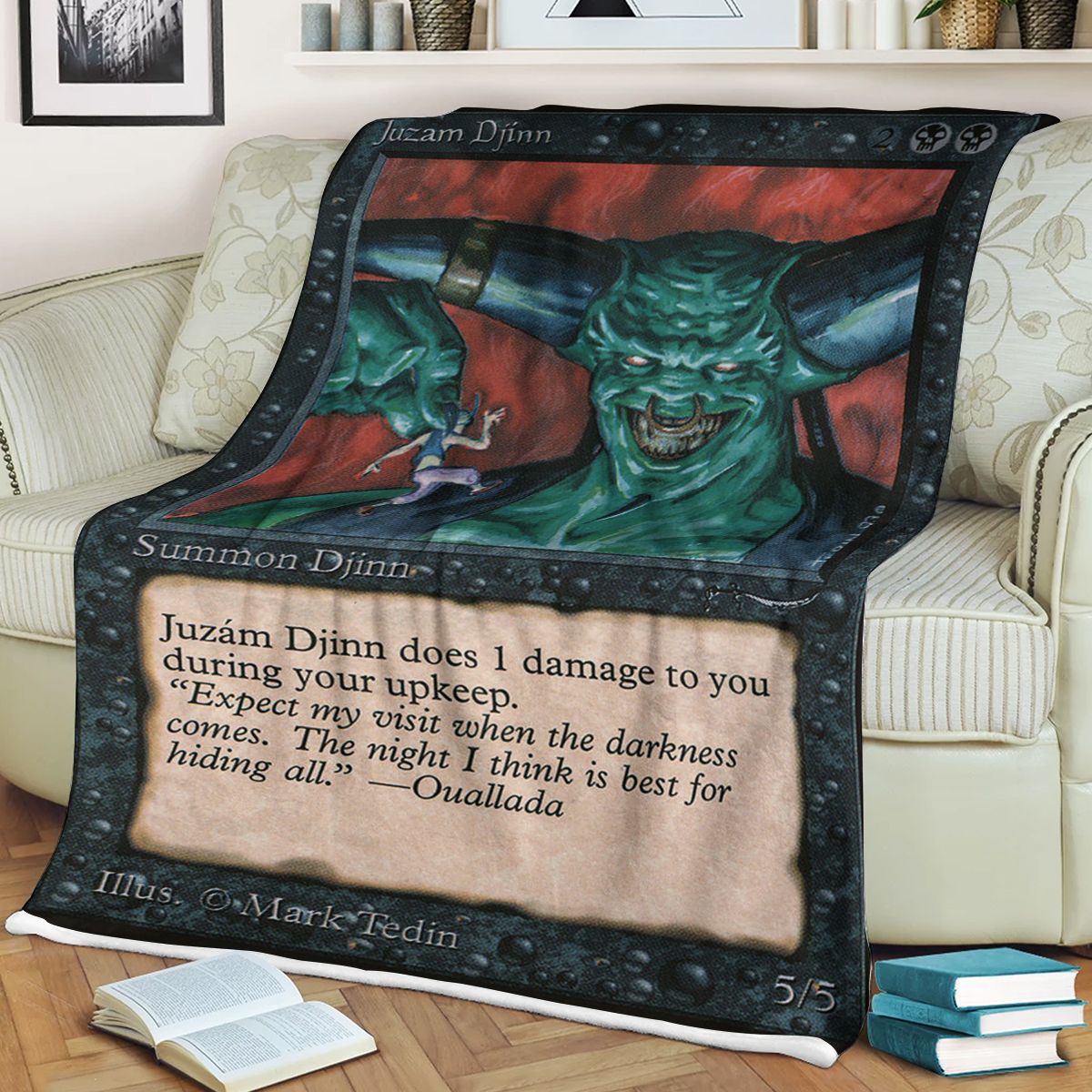 Magic The Gathering Juzam Djinn Blanket