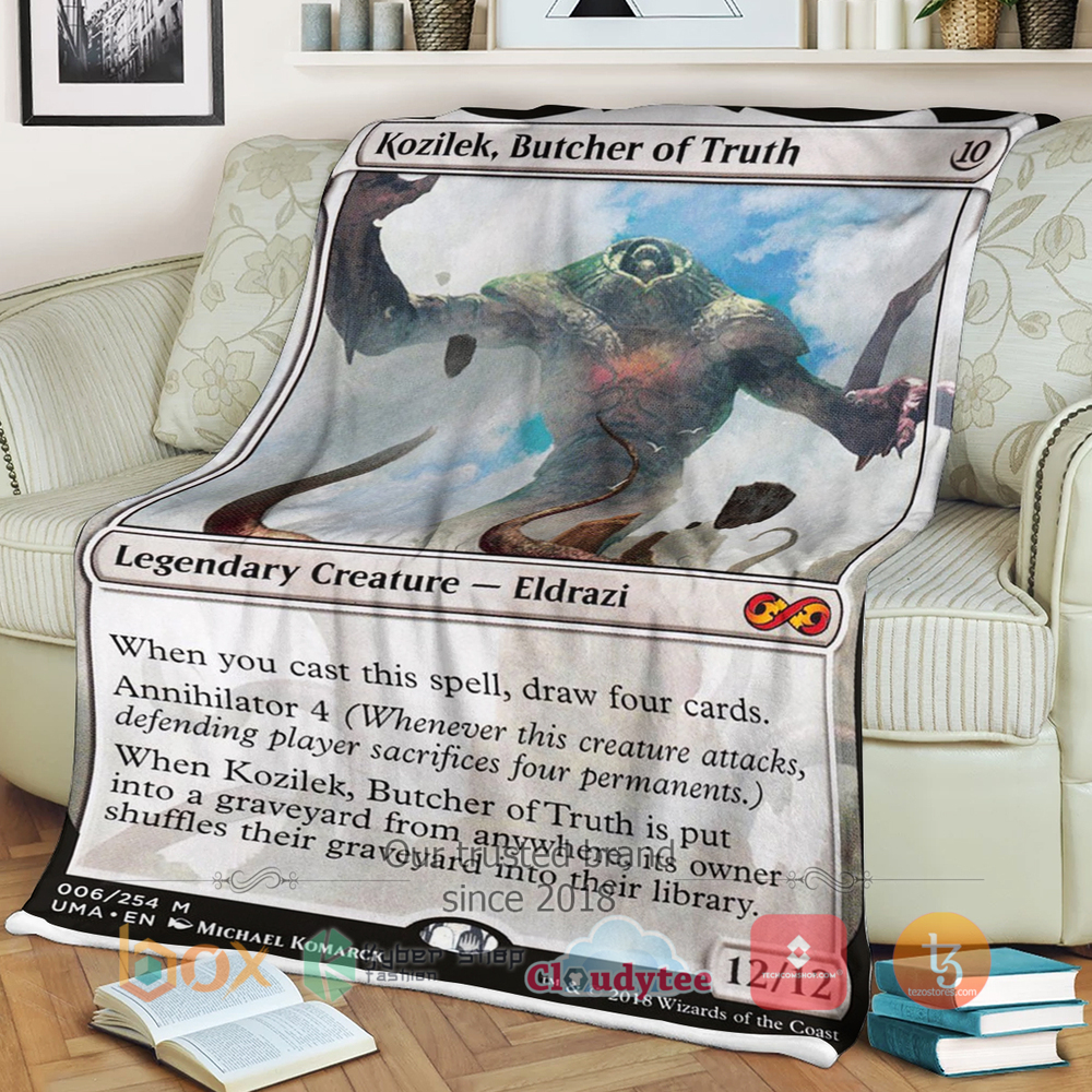 Magic The Gathering Kozilek Butcher of Truth Blanket