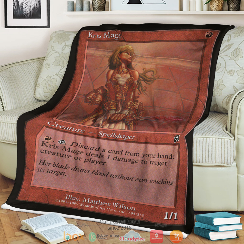 Magic The Gathering Kris Mage Blanket