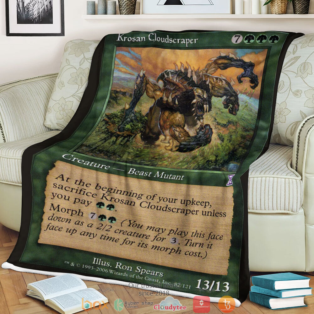 Magic The Gathering Krosan Cloudscraper Blanket