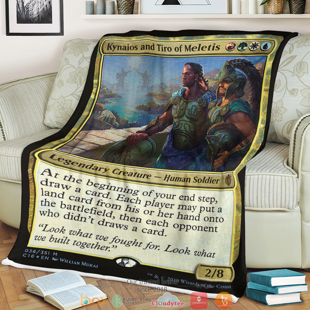 Magic The Gathering Kynaios and Tiro of Meletis Blanket