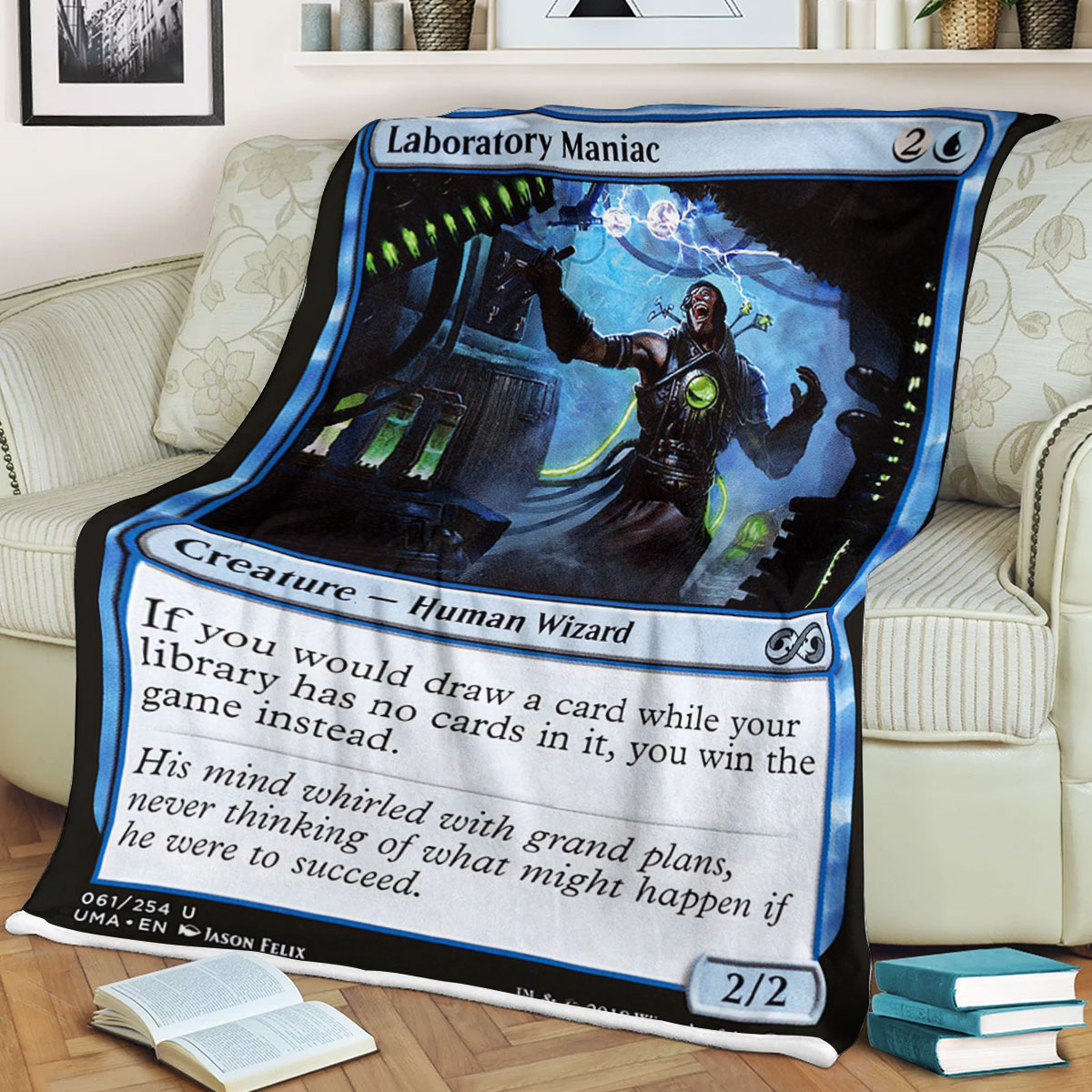 Magic The Gathering Laboratory Maniac Sherpa Blanket