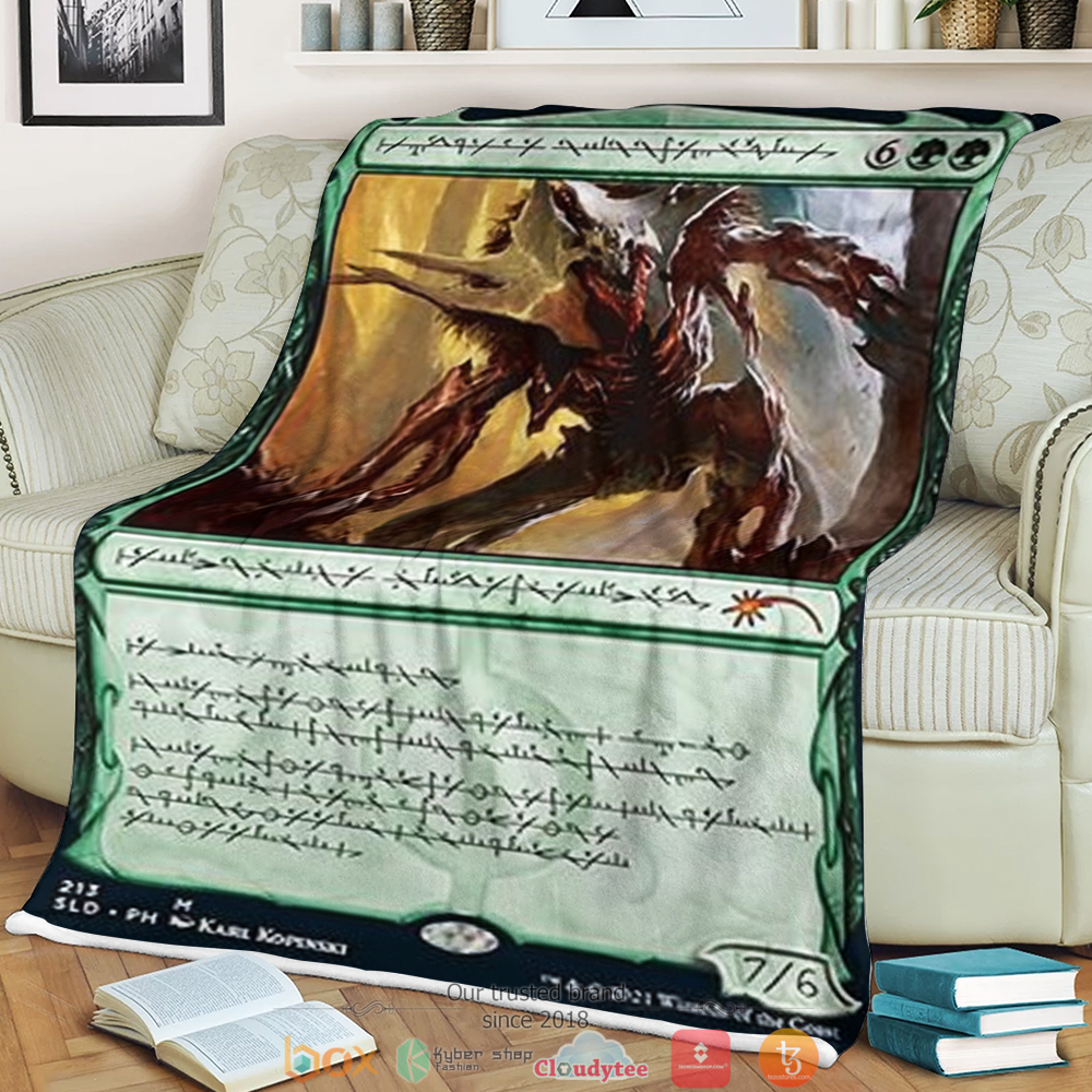 Magic The Gathering Legend Vorinclex Voice of Hunger Blanket