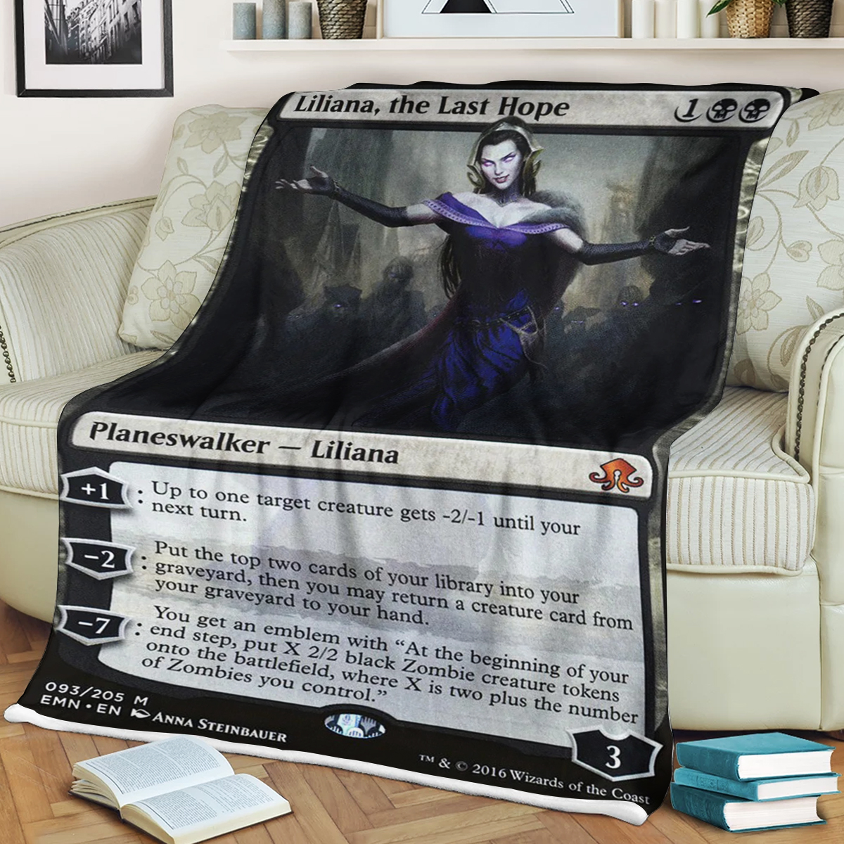 Magic The Gathering Liliana The Last Hope Blanket