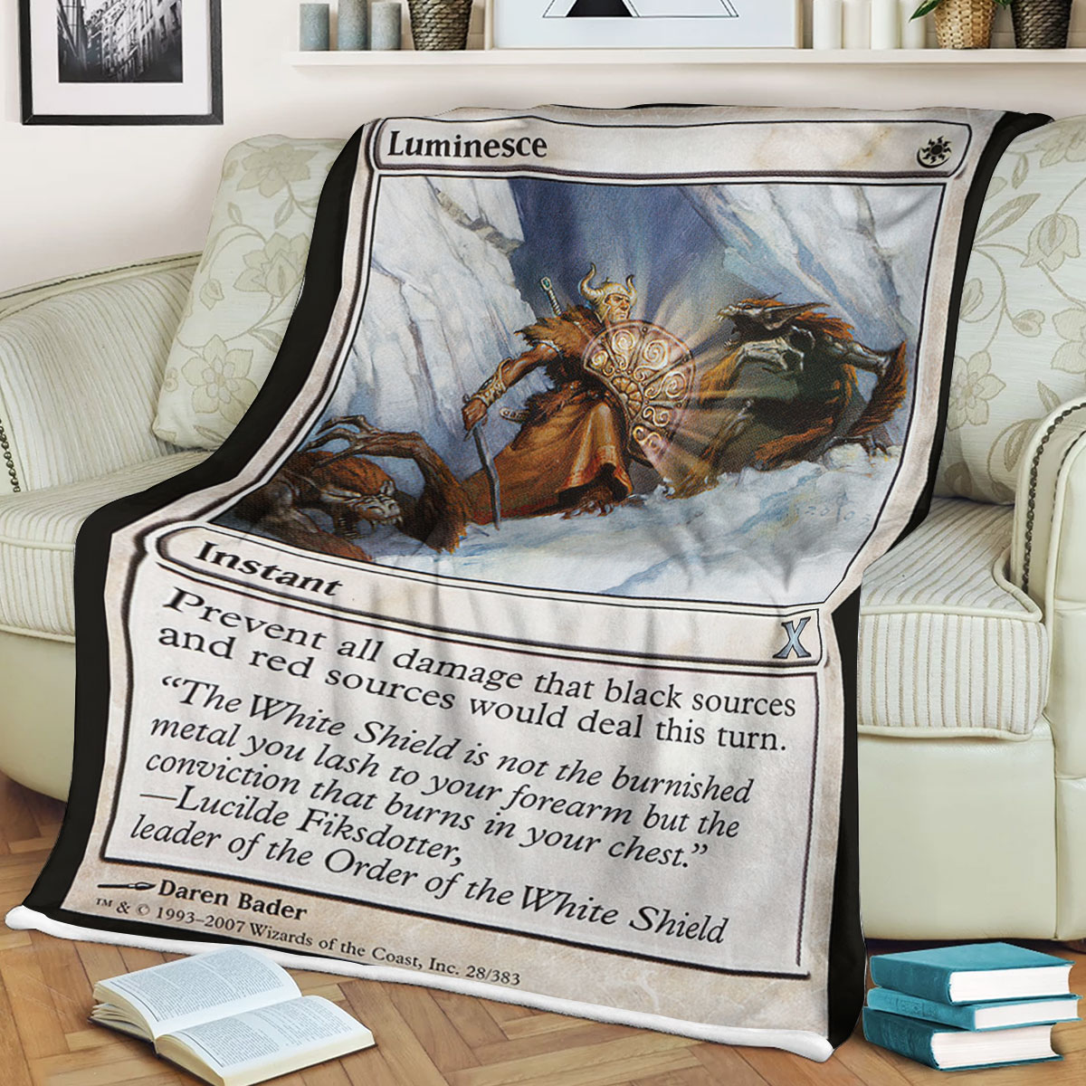 Magic The Gathering Luminesce Sherpa Blanket