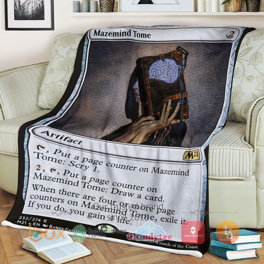 Magic The Gathering M21 232 Mazemind Tome Blanket