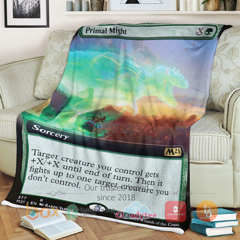 Magic The Gathering M21 377 Primal Might Blanket