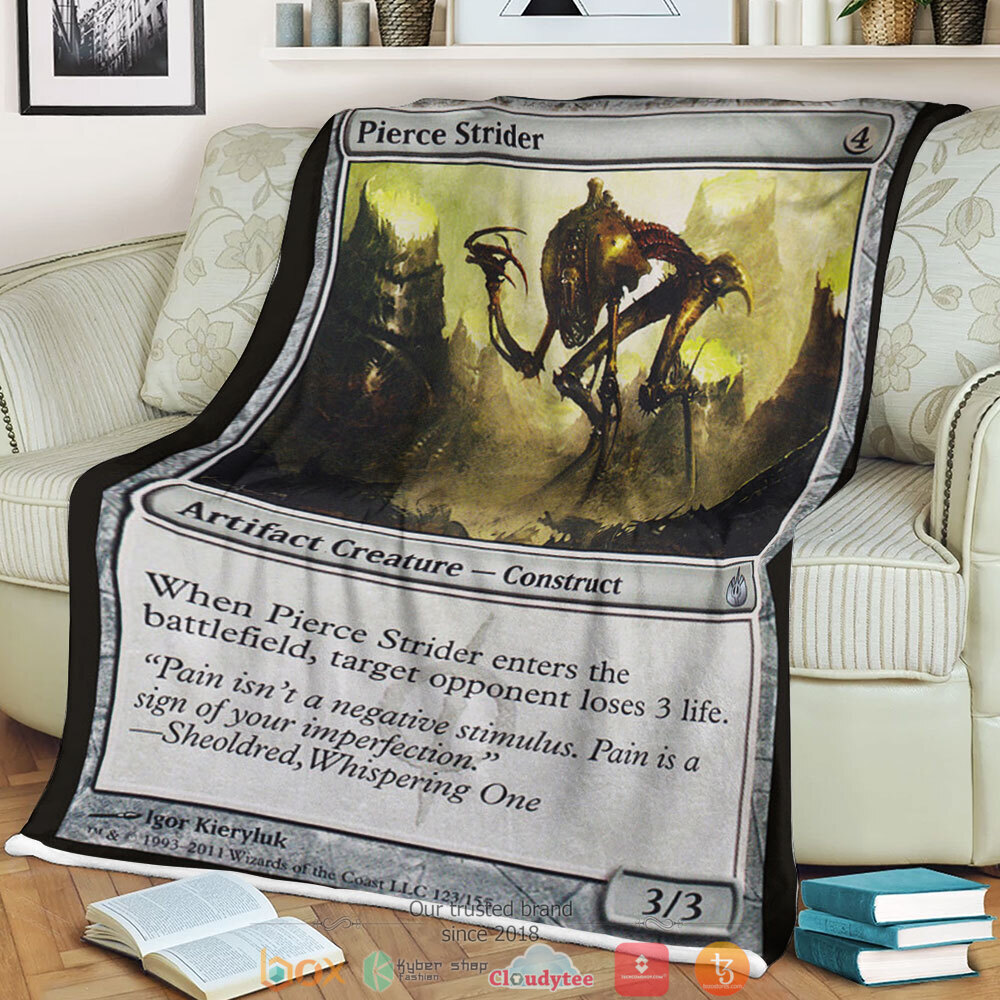 Mbs 123 Pierce Strider Magic The Gathering fleece blanket 1 Magic The Gathering Mbs 123 Pierce Strider Blanket