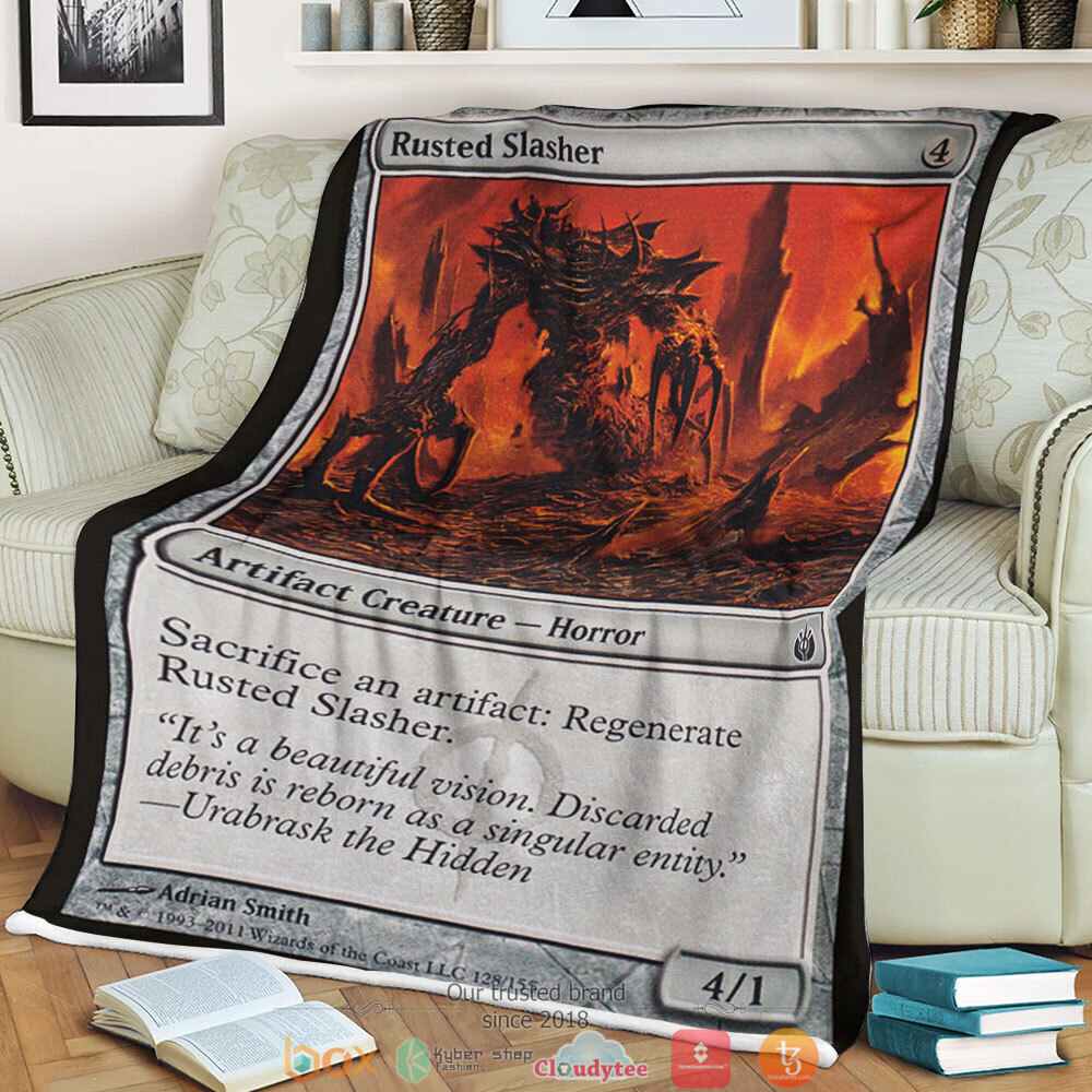 Magic The Gathering Mbs 128 Rusted Slasher Blanket