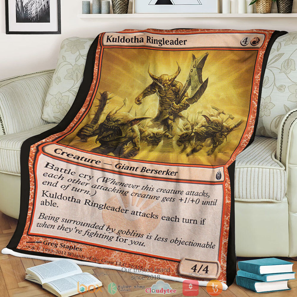 Magic The Gathering Mbs 70 Kuldotha Ringleader Blanket