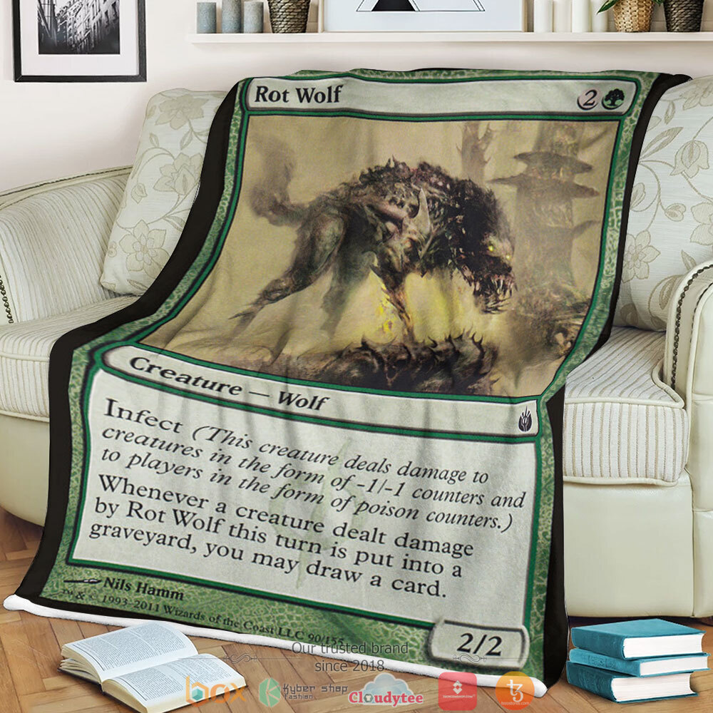 Magic The Gathering Mbs 90 Rot Wolf Blanket