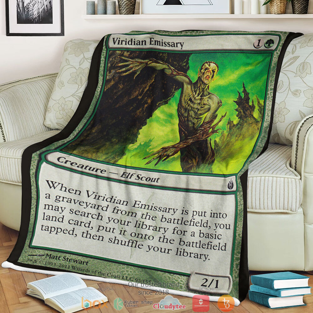 Magic The Gathering Mbs 95 Viridian Emissary Blanket