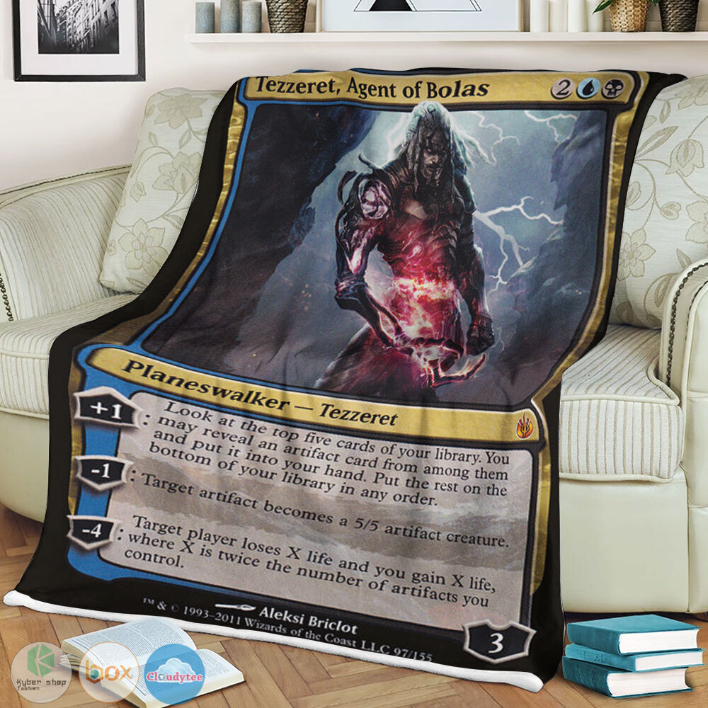 Magic The Gathering Mbs 97 Tezzeret Agent Of Bolas Blanket
