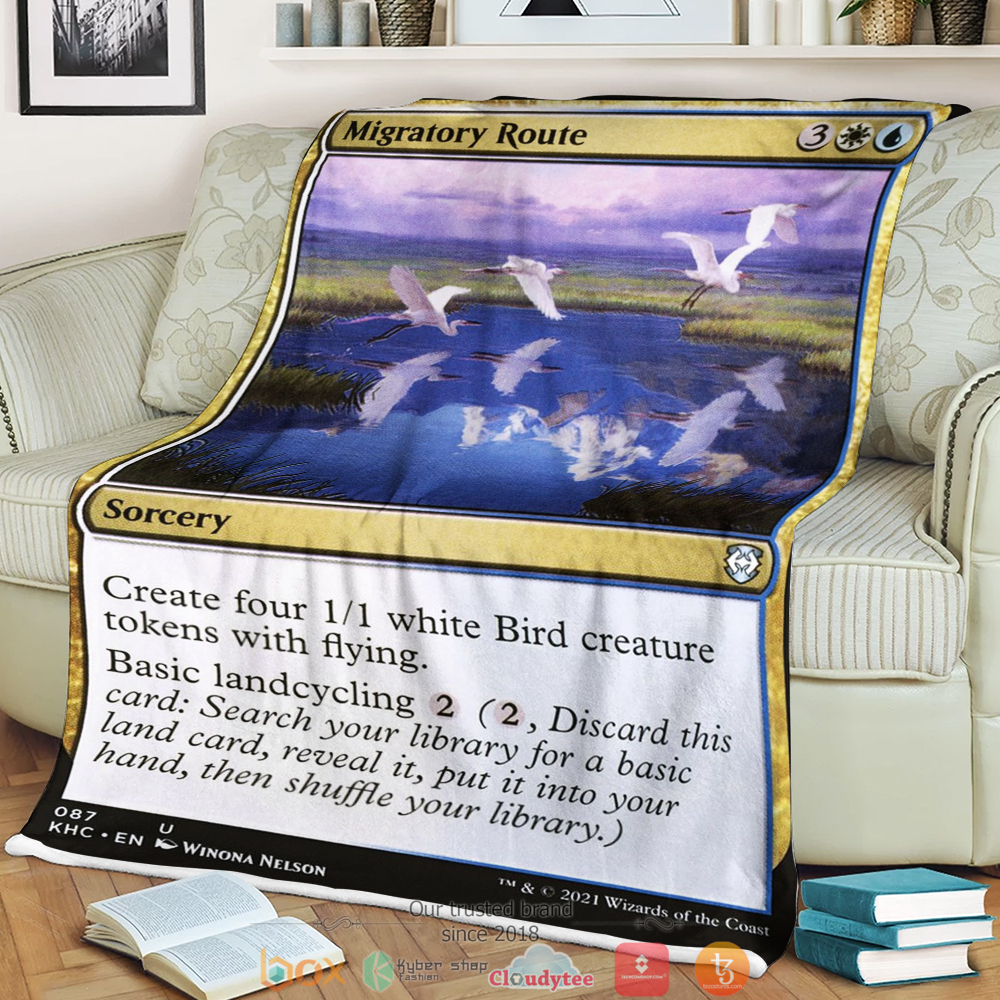 Magic The Gathering Migratory Route Blanket