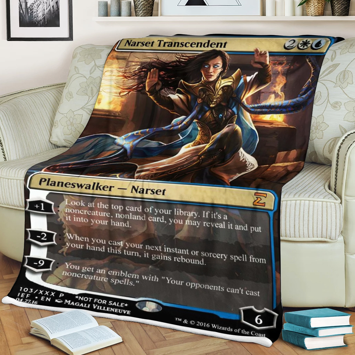 Magic The Gathering Narset Transcendent Blanket 3 Magic The Gathering Narset Transcendent Blanket