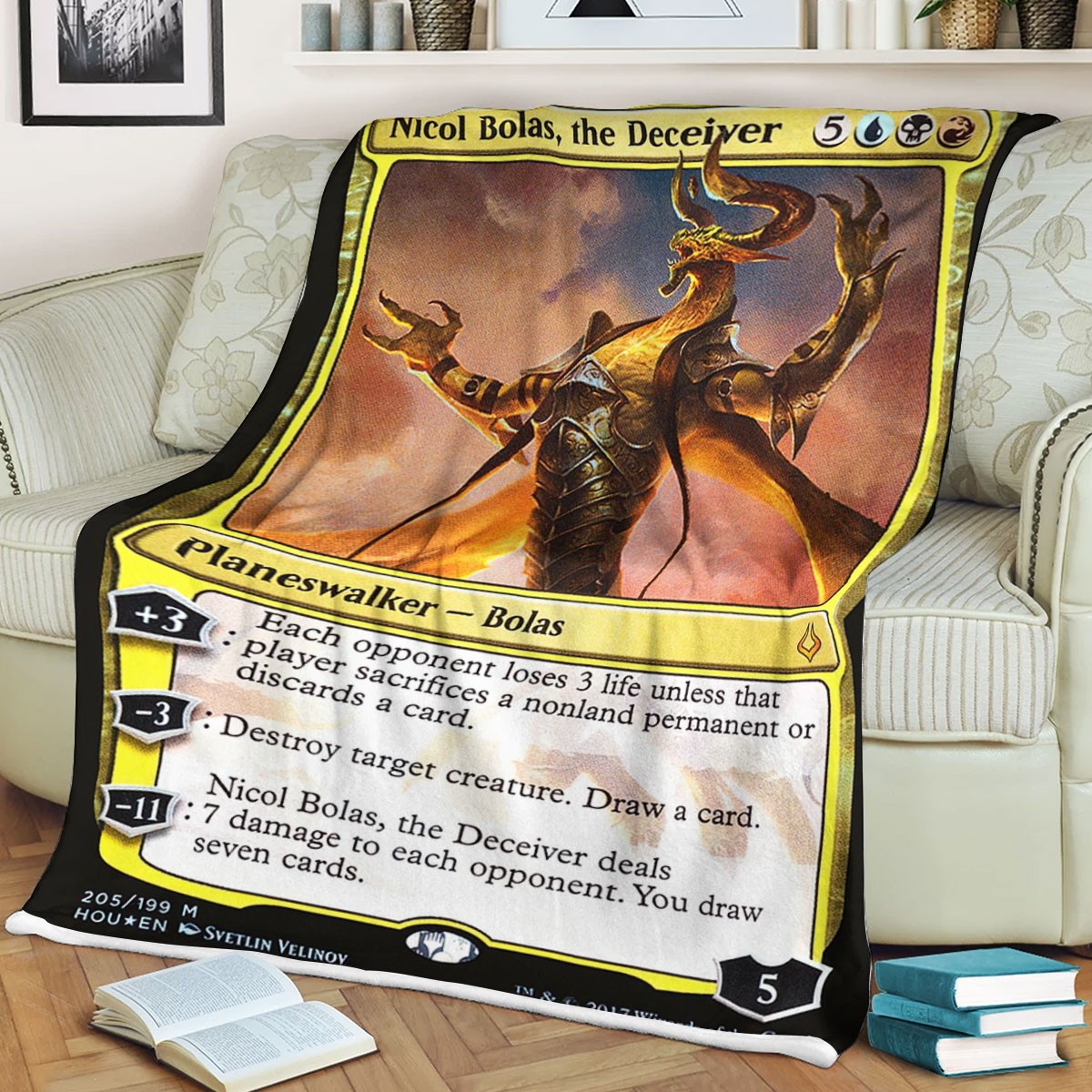 Magic The Gathering Nicol Bolas the Deceiver Sherpa Blanket