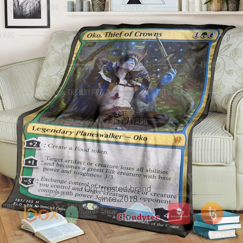 Magic The Gathering Oko Thief Of Crowns Blanket