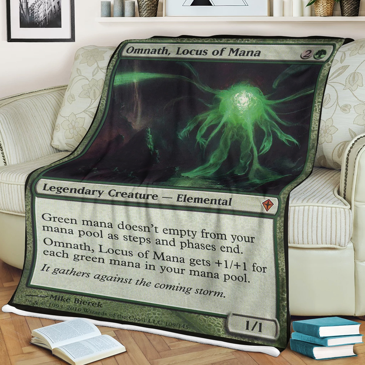 Magic The Gathering Omnath Locus Of Mana Blanket