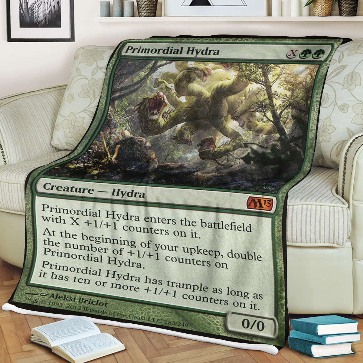 Magic The Gathering Primordial Hydra Blanket
