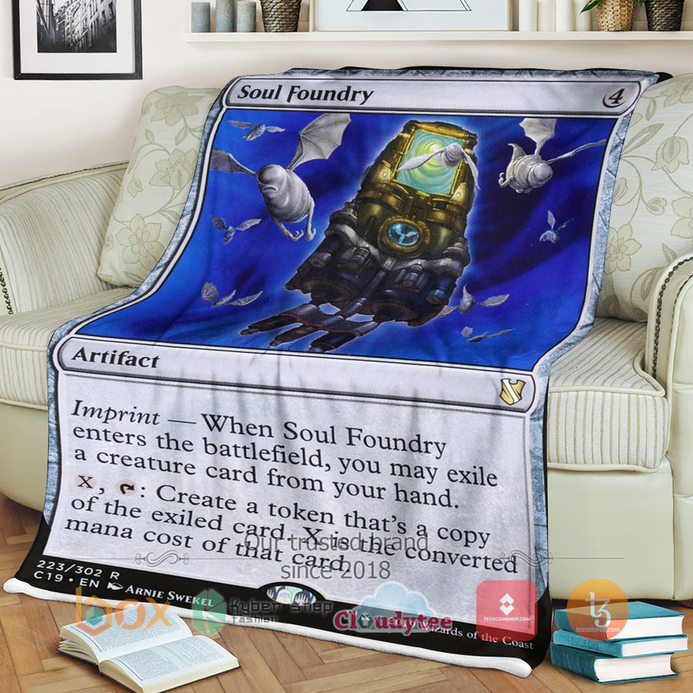 Magic The Gathering Soul Foundry Blanket