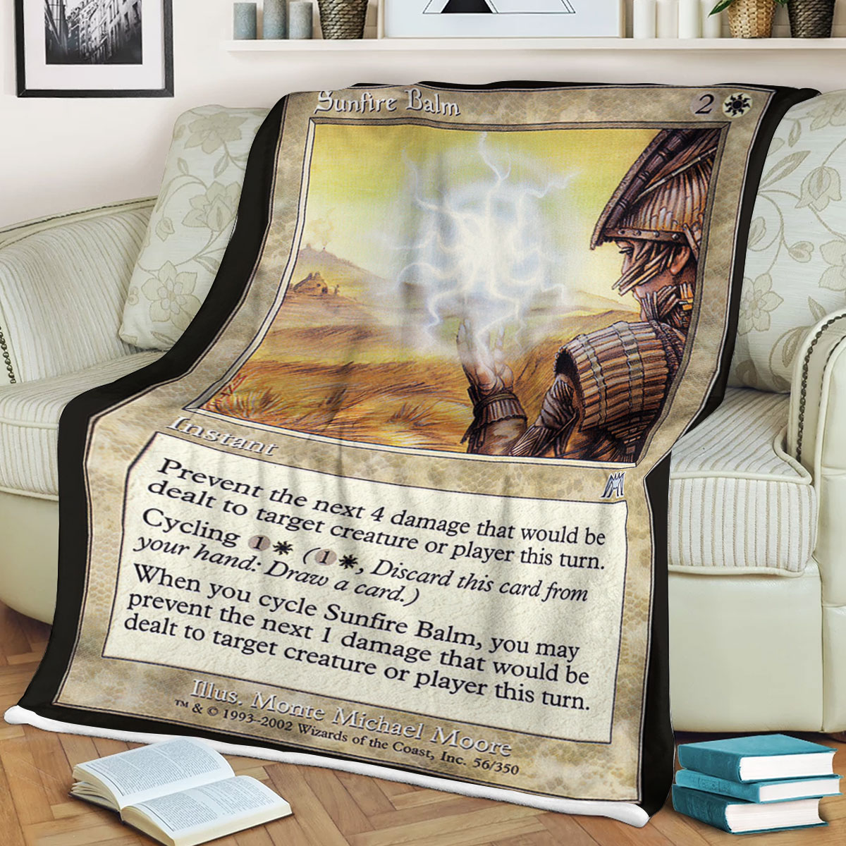 Magic The Gathering Sunfire Balm Sherpa Blanket 3 Magic The Gathering Sunfire Balm Sherpa Blanket