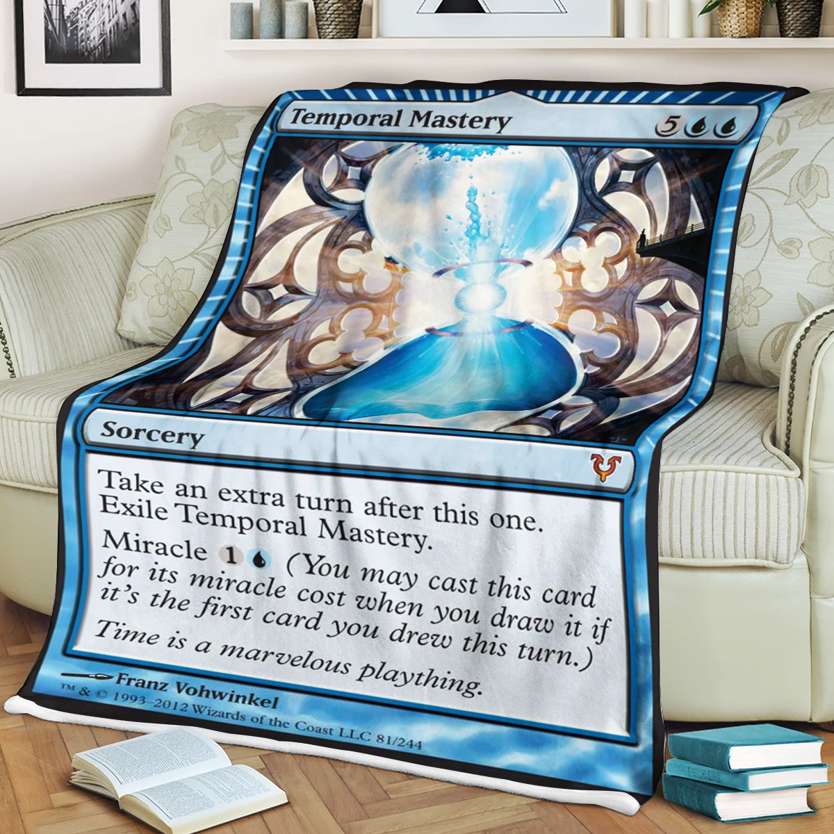 Magic The Gathering Temporal Mastery Blanket